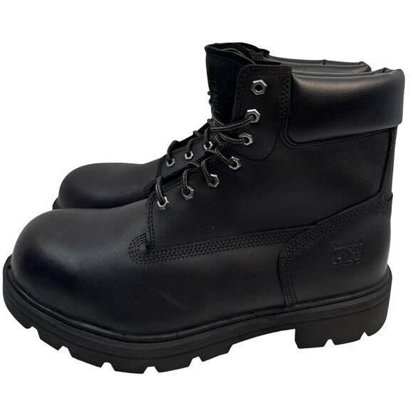 Timberland PRO Work Boots Composite Toe Men's 13 M 6" Sawhorse Black Leather - Picture 4 of 11
